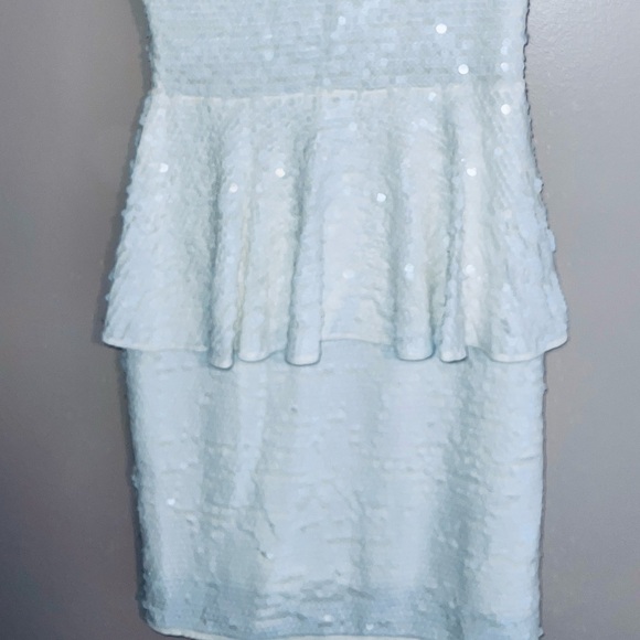 BCBGMAXAZRIA
 Sequence Peplum Dress - Picture 3 of 6